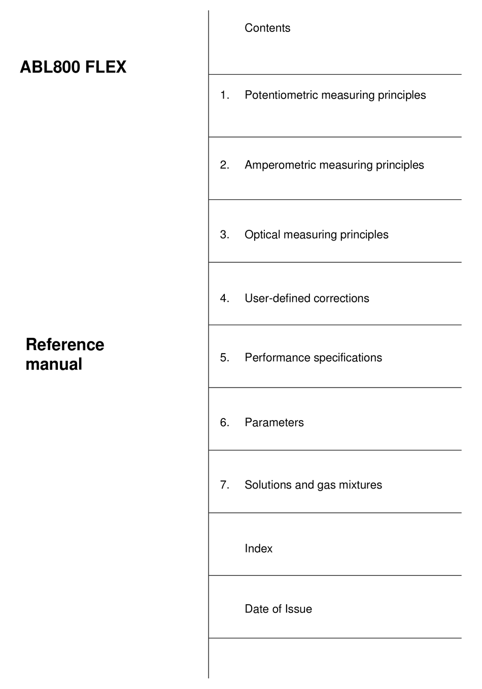 RADIOMETER ABL800 FLEX REFERENCE MANUAL Pdf Download | ManualsLib