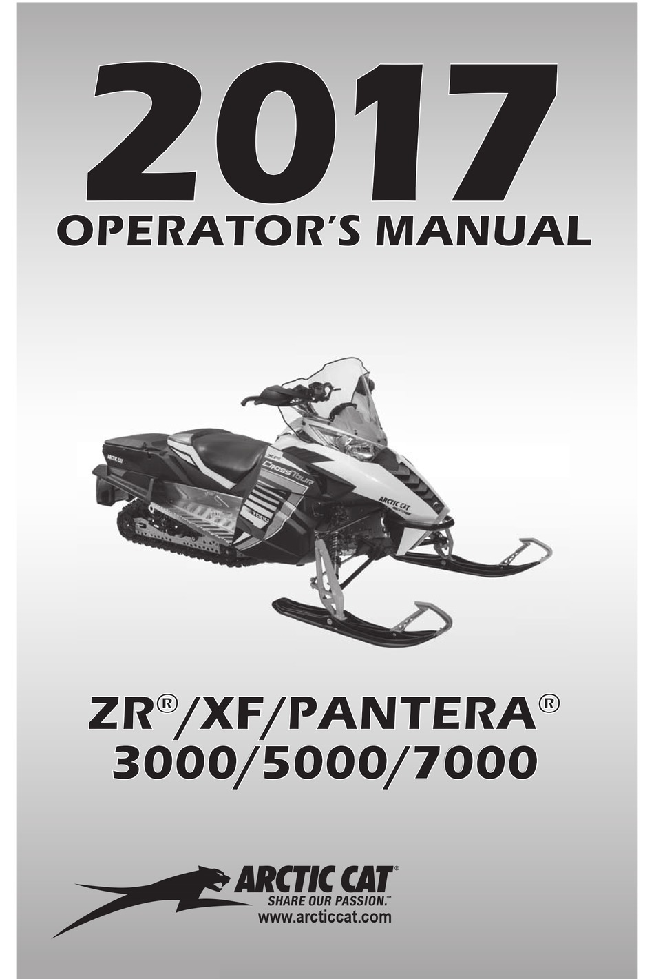 ARCTIC CAT ZR 3000 OPERATOR