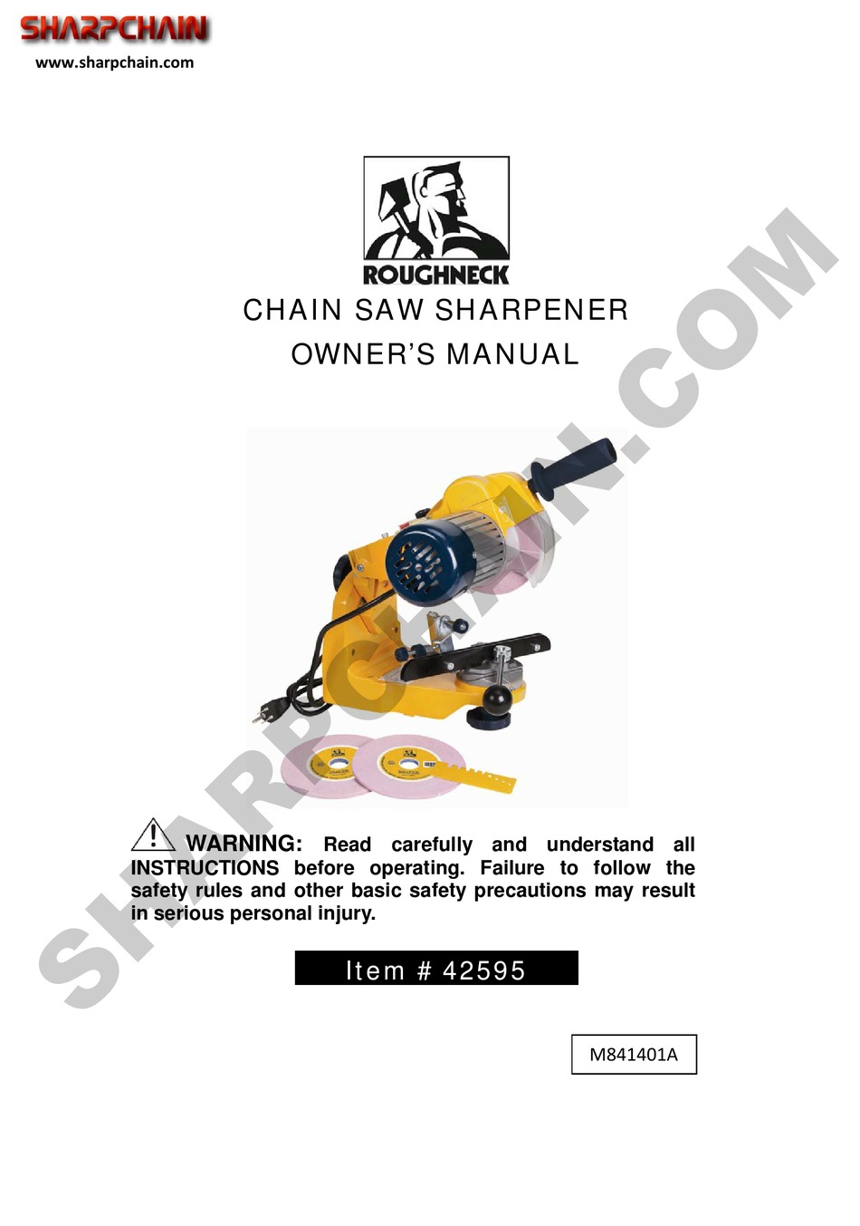 ROUGHNECK 42595 OWNER'S MANUAL Pdf Download ManualsLib