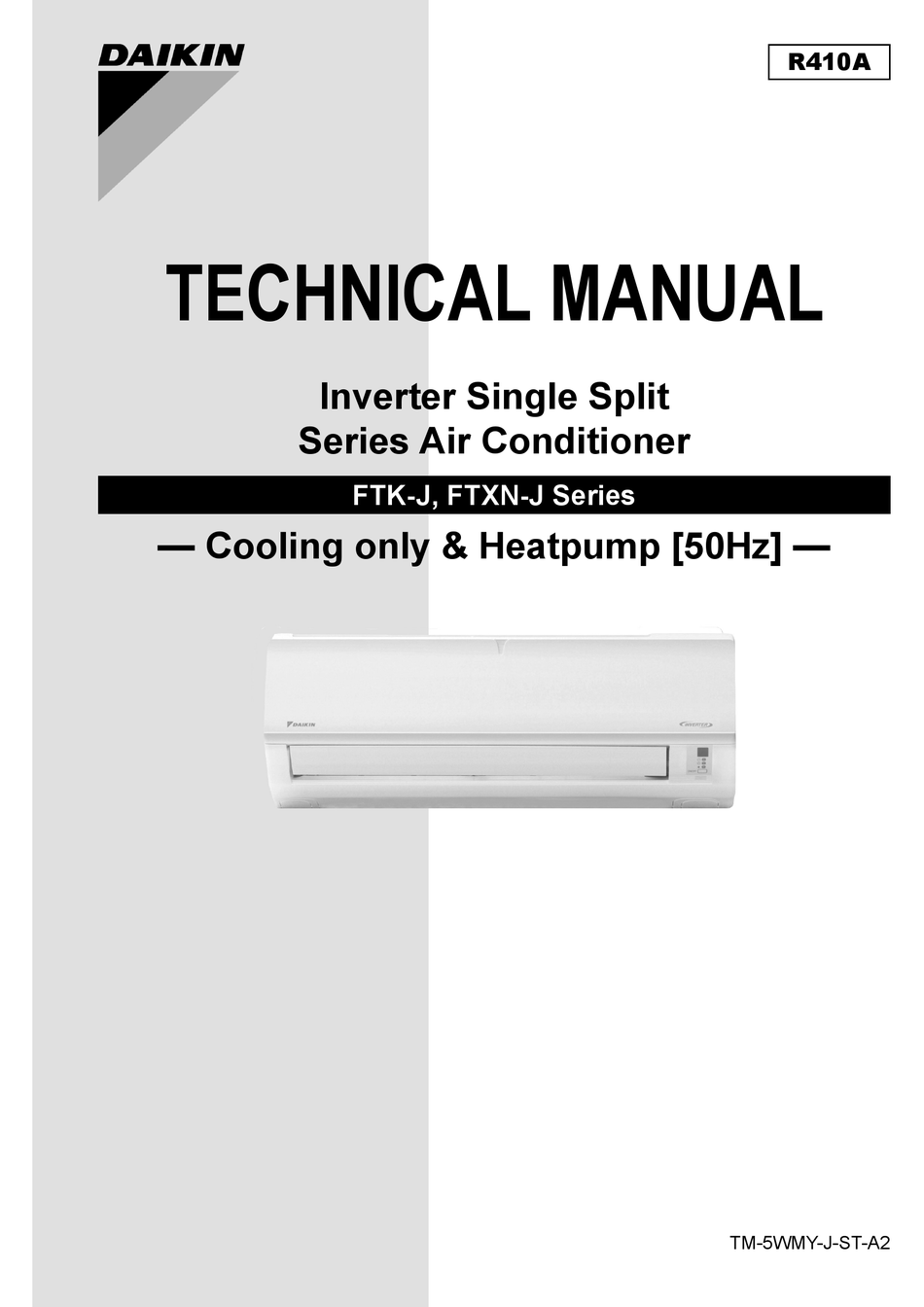 DAIKIN FTKJ SERIES TECHNICAL MANUAL Pdf Download ManualsLib