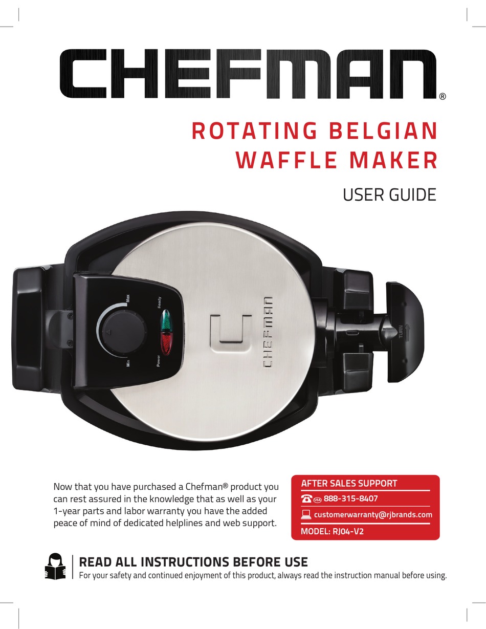 CHEFMAN RJ04V2 USER MANUAL Pdf Download ManualsLib