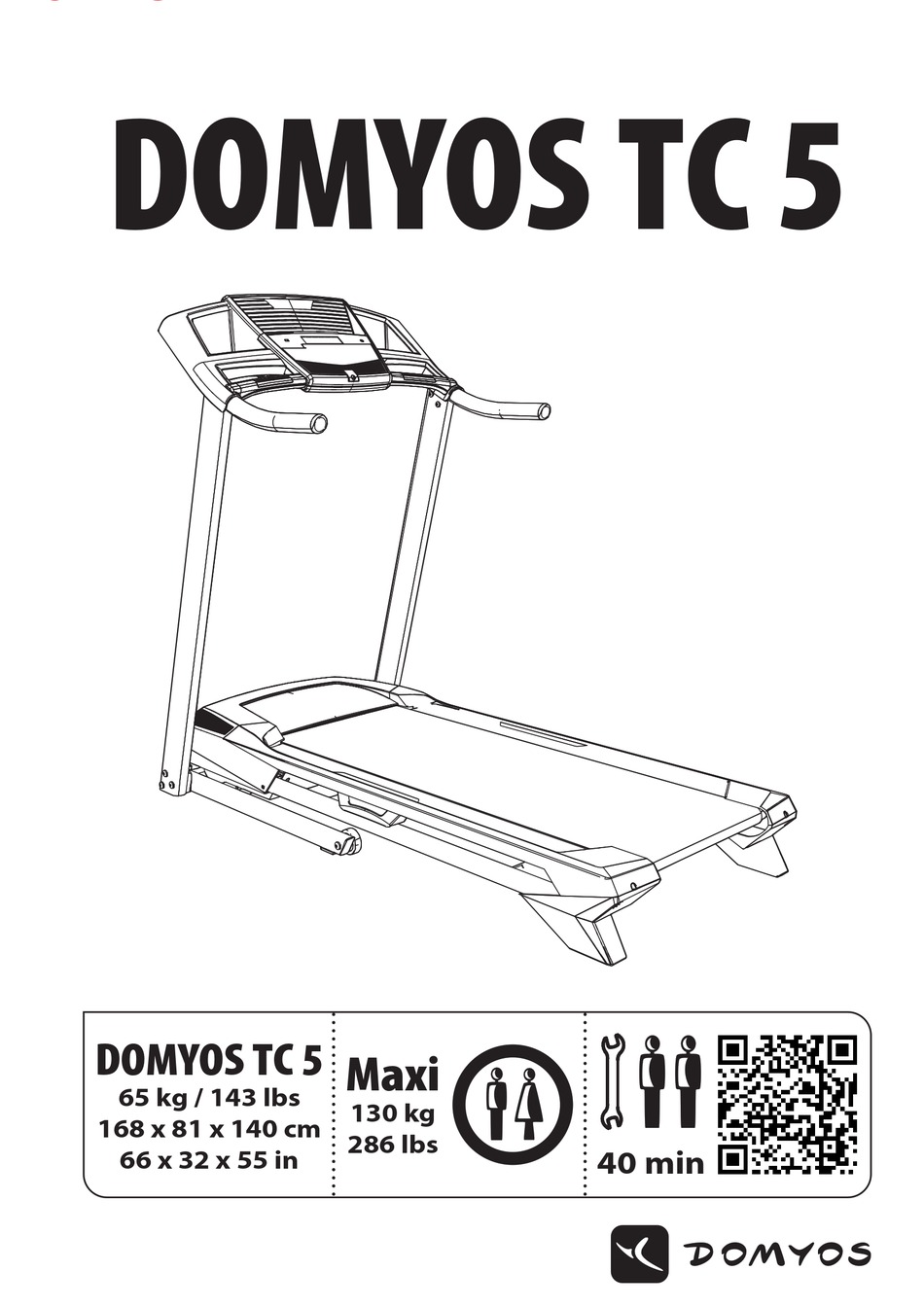 Domyos discount tc5 treadmill