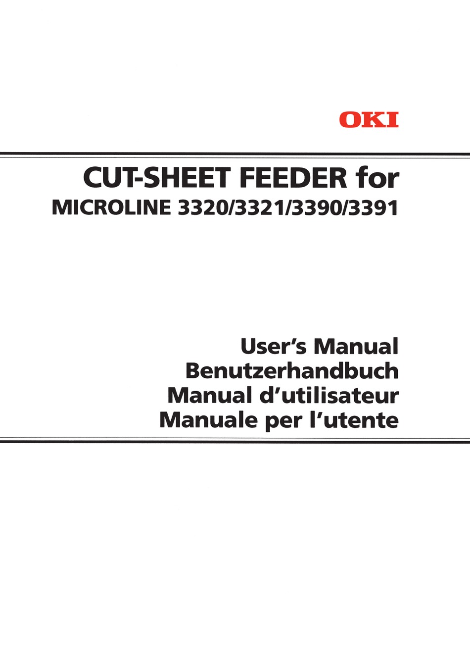 Oki Microline User Manual Pdf Download Manualslib