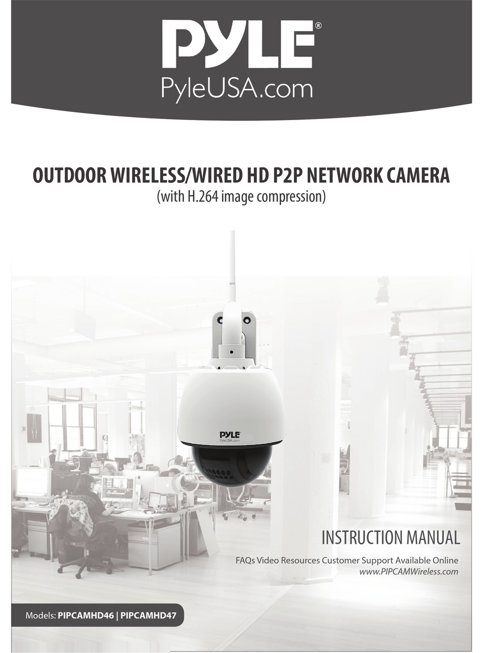 Pyle ip hot sale camera setup