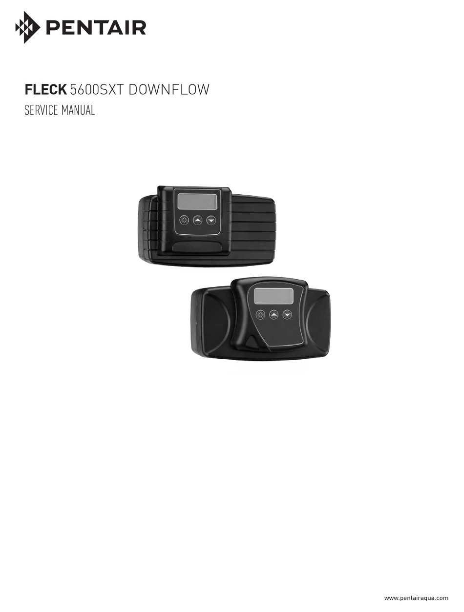 PENTAIR FLECK 5600SXT SERVICE MANUAL Pdf Download | ManualsLib