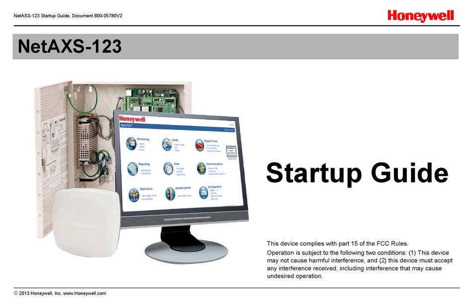 HONEYWELL NETAXS123 STARTUP MANUAL Pdf Download ManuaLib