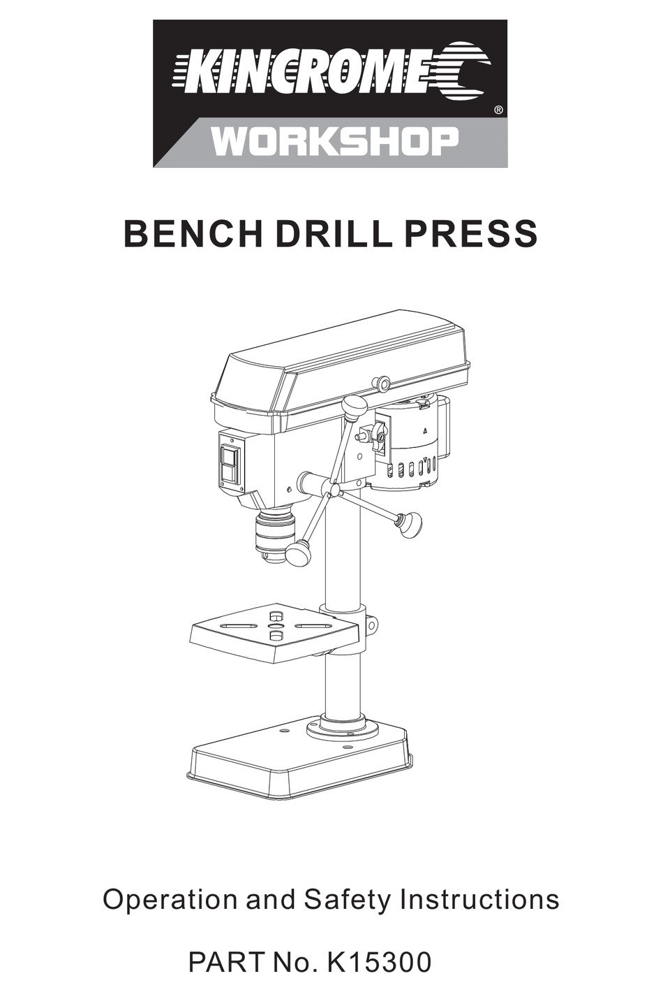 KINCROME K15300 OPERATION AND SAFETY INSTRUCTIONS Pdf Download ManualsLib