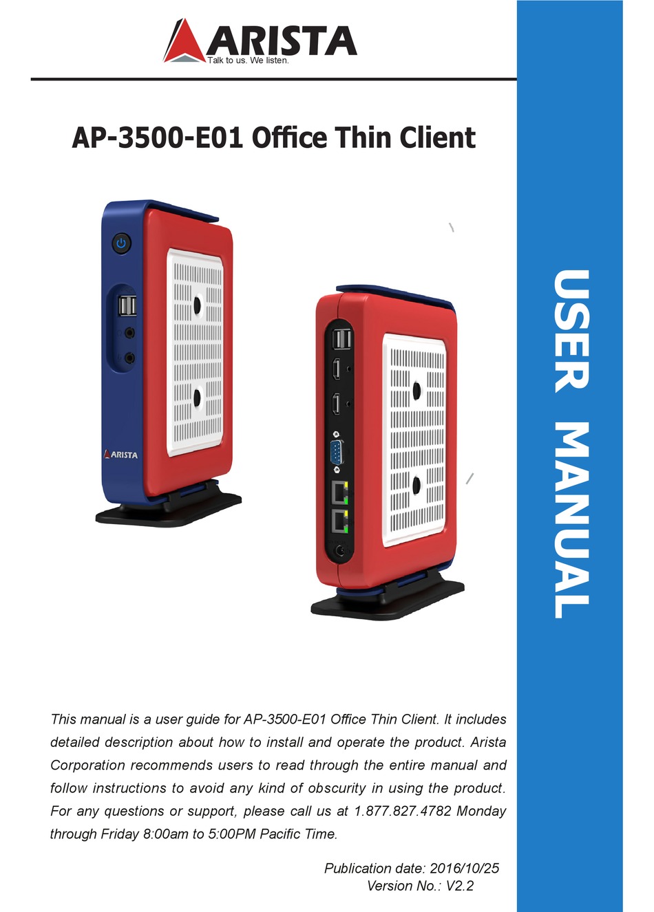 ARISTA AP-3500-E01 USER MANUAL Pdf Download | ManualsLib