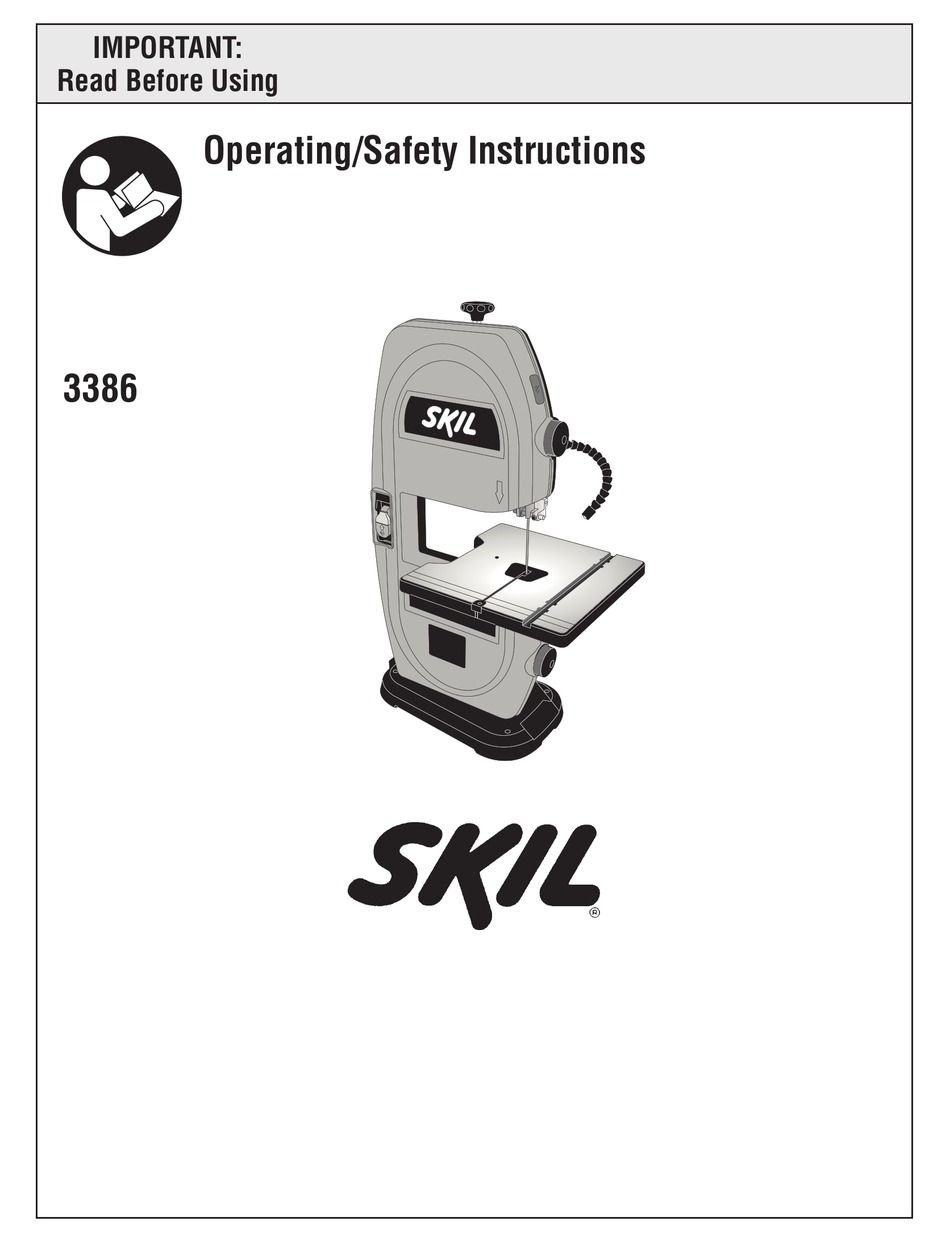 SKIL 3386 OPERATING/SAFETY INSTRUCTIONS MANUAL Pdf Download ManualsLib