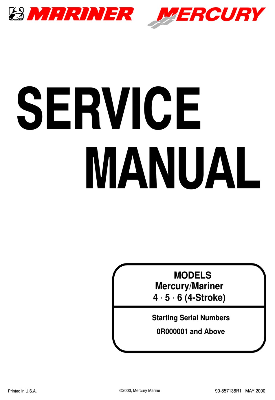 MERCURY 5 SERIES SERVICE MANUAL Pdf Download | ManualsLib