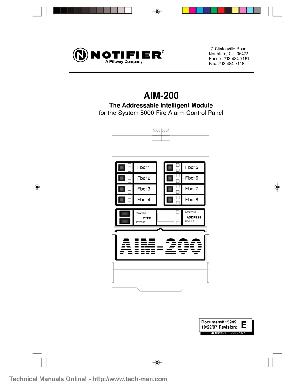 NOTIFIER AIM200 MANUAL Pdf Download ManualsLib
