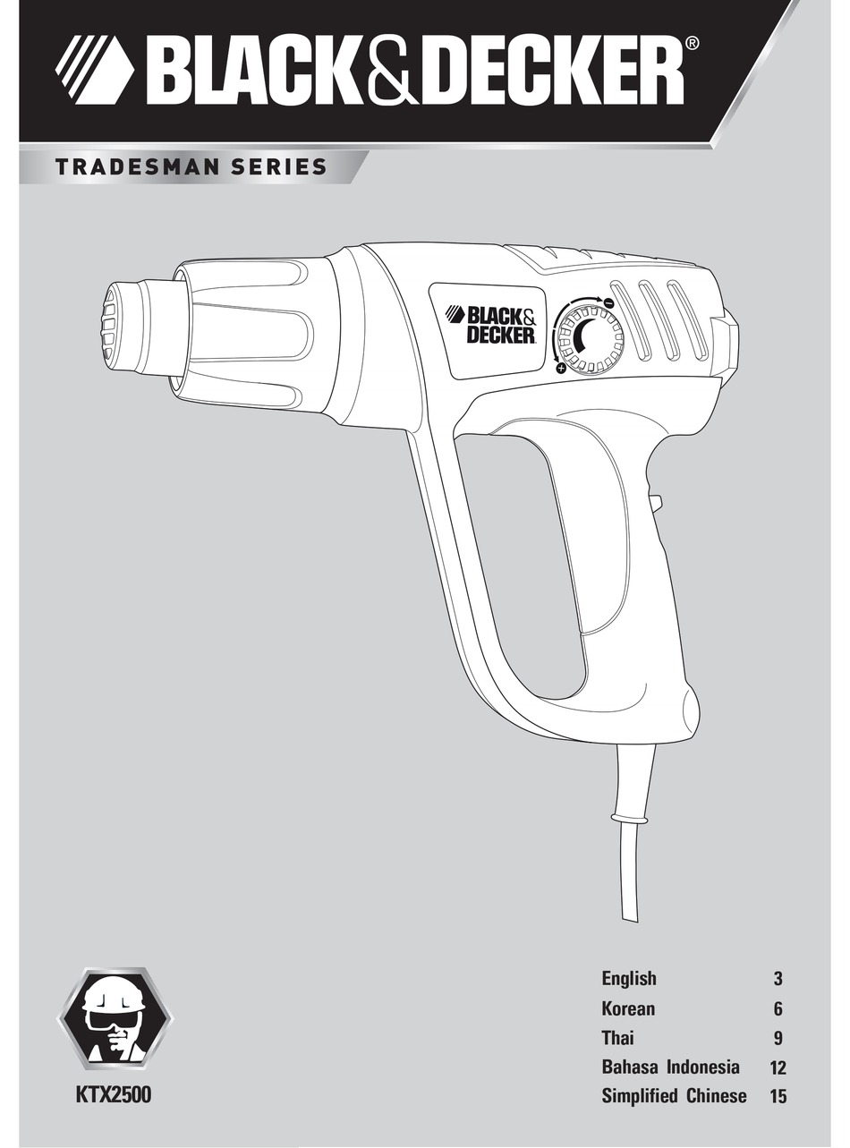 User manual Black & Decker KW900E (English - 16 pages)