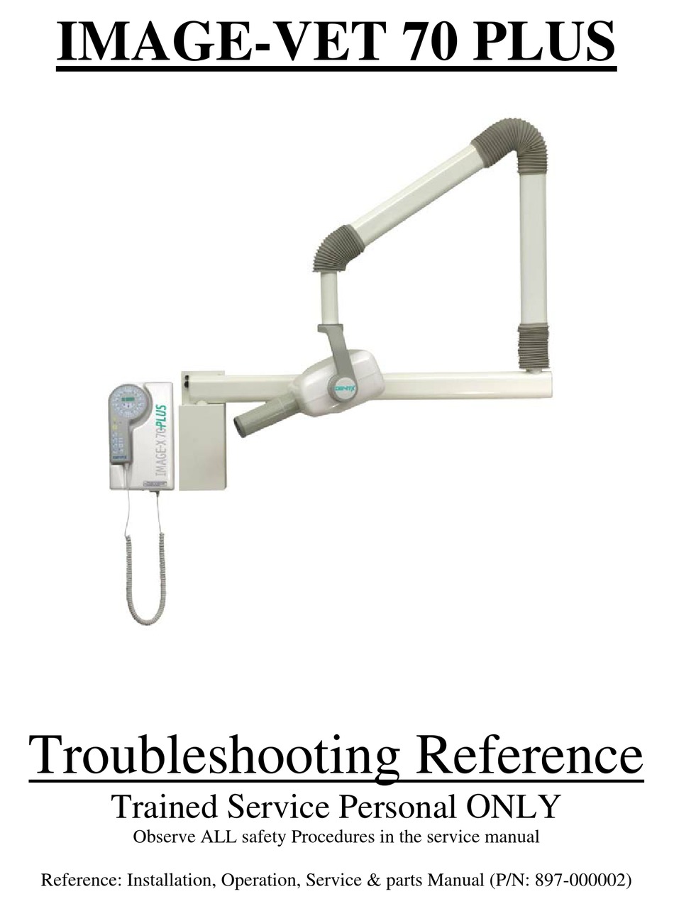 IMAGEWORKS IMAGEVET 70 PLUS TROUBLESHOOTING MANUAL Pdf Download