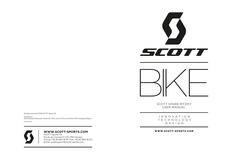 scott spark manual