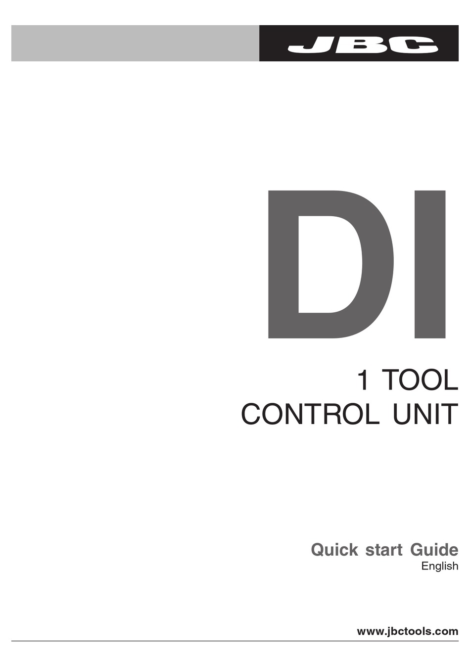 JBC DI QUICK START MANUAL Pdf Download ManualsLib