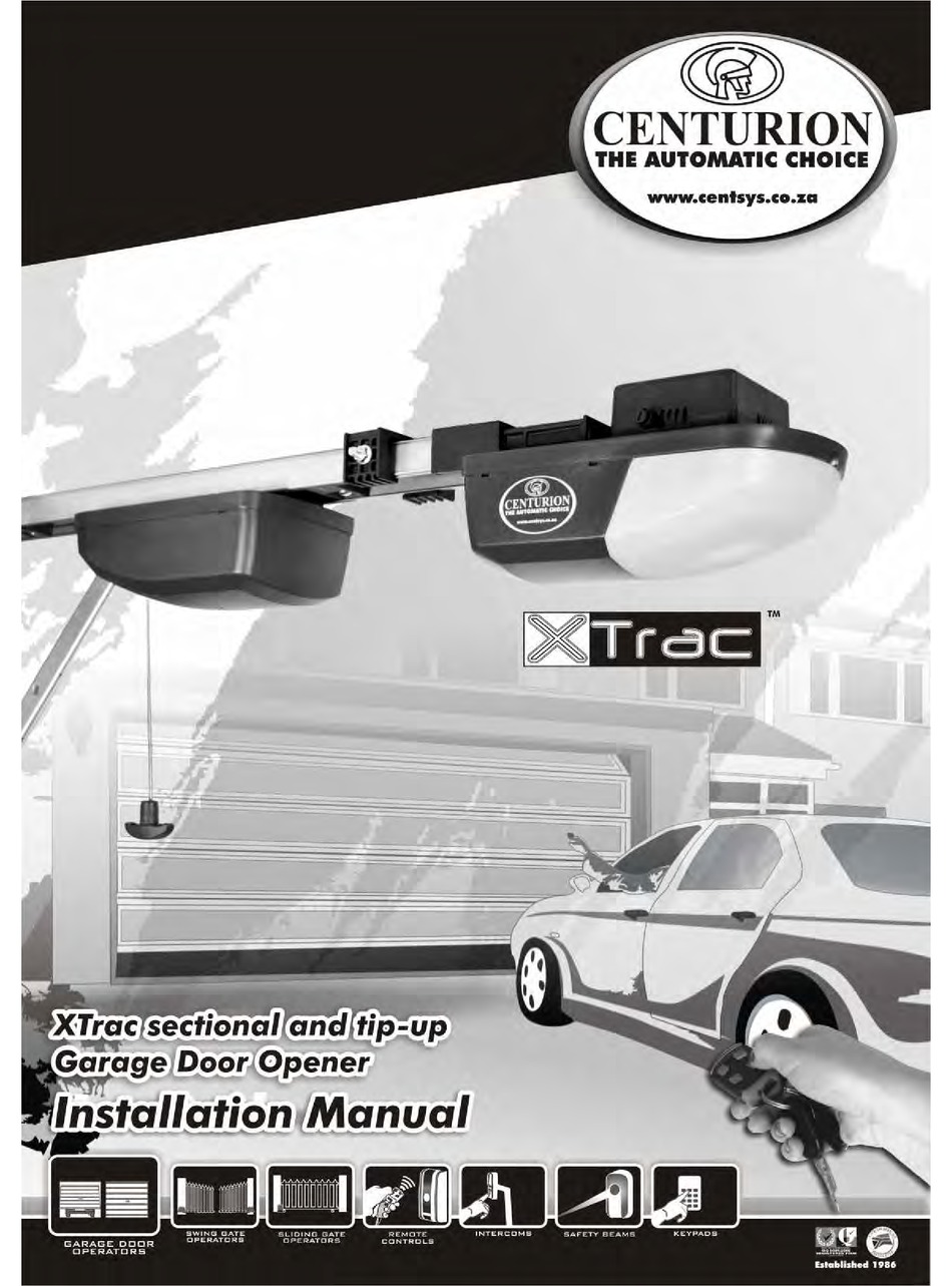 Centurion Xtrac Installation Manual Pdf Download Manualslib Centurion Xtrac Installation Manual Pdf Download Manualslib