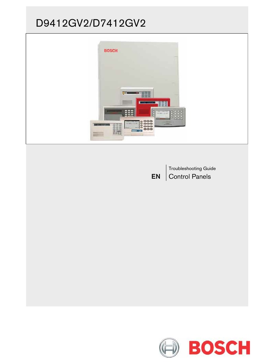 BOSCH D9412GV2 TROUBLESHOOTING MANUAL Pdf Download ManualsLib