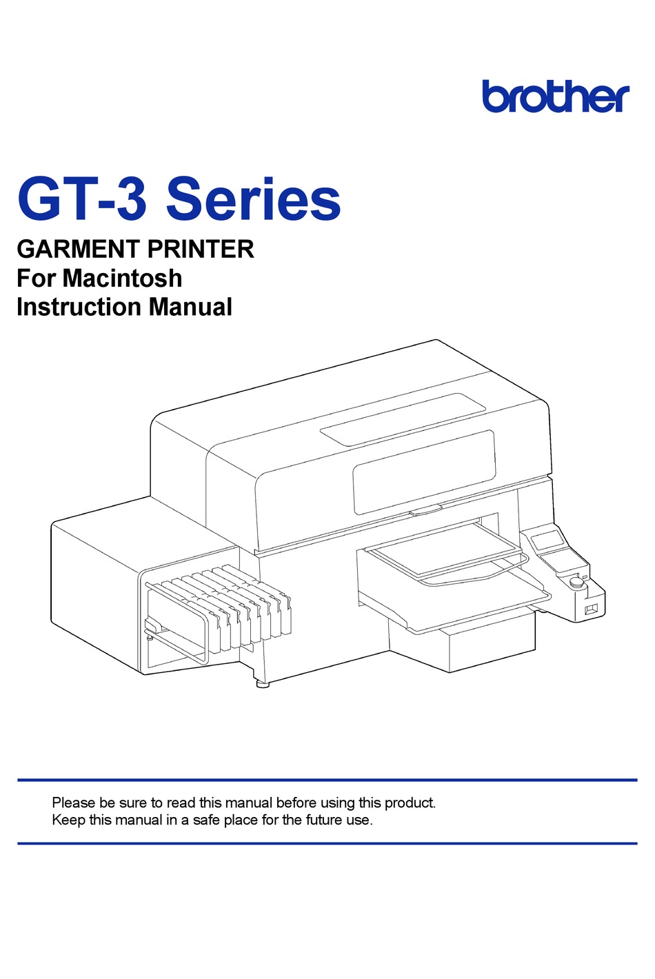 Brother Gt 3 Series Instruction Manual Pdf Download Manualslib