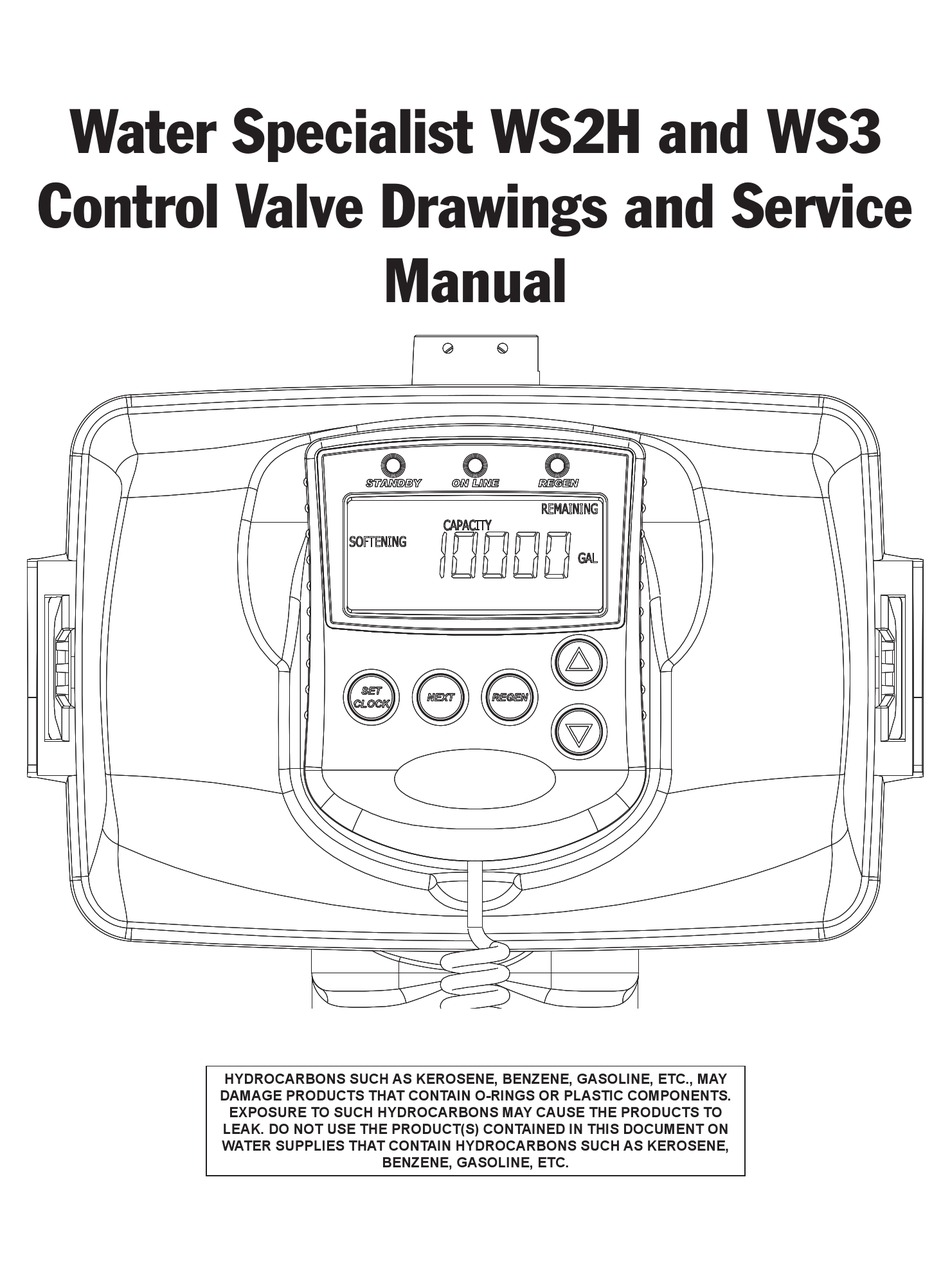 WATER SPECIALIST WS2H SERVICE MANUAL Pdf Download ManualsLib