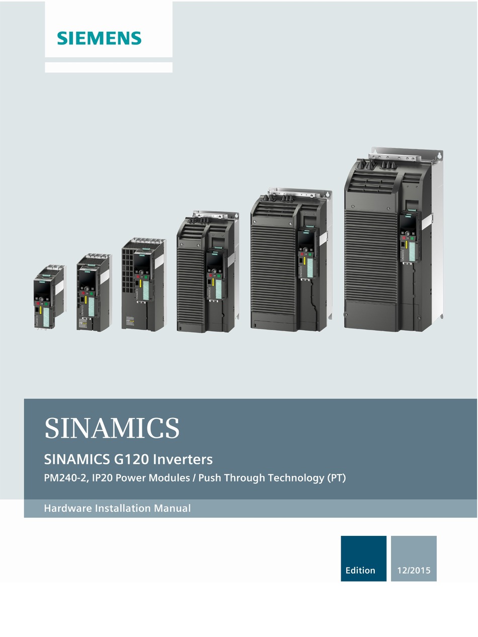 Siemens Pm240 2 Hardware Installation Manual Pdf Download Manualslib