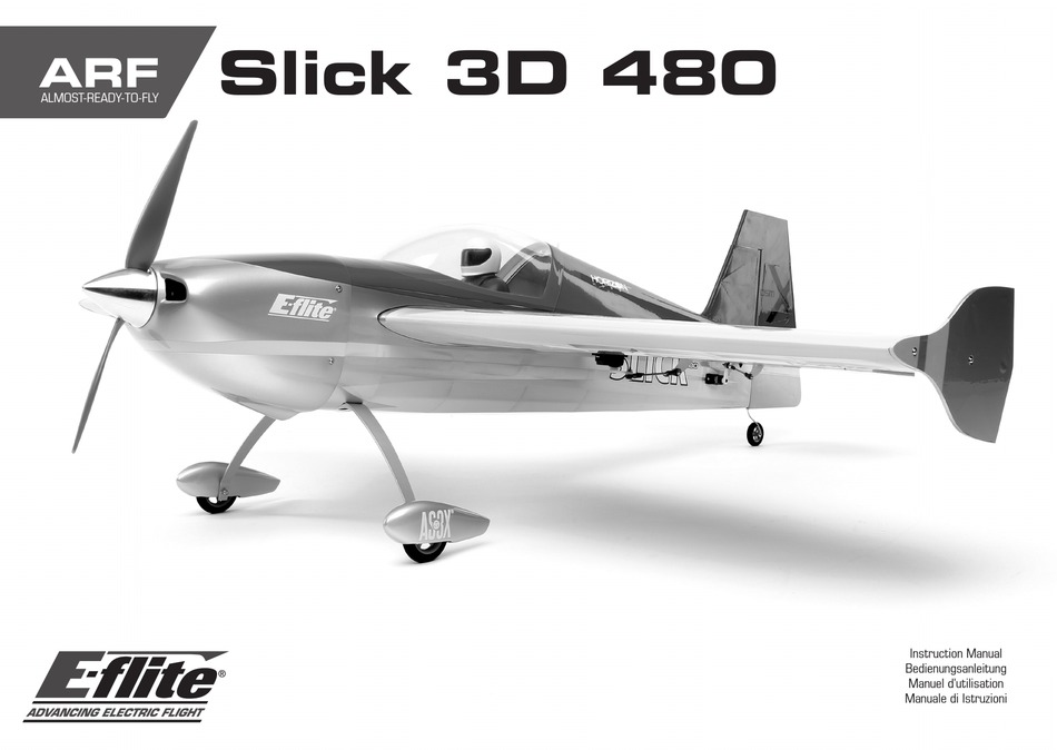 EFLITE SLICK 3D 480 INSTRUCTION MANUAL Pdf Download ManualsLib