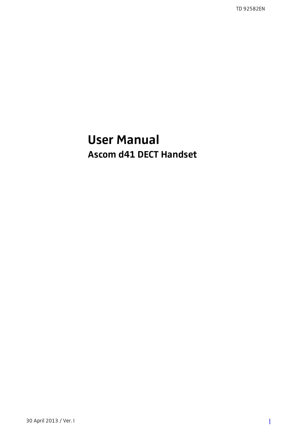 ASCOM D41 USER MANUAL Pdf Download | ManualsLib