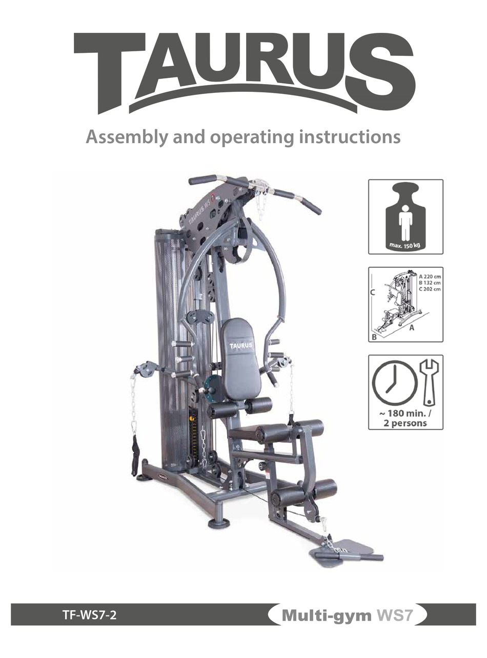 TAURUS TF WS7 2 ASSEMBLY AND OPERATING INSTRUCTIONS MANUAL Pdf Download ManualsLib