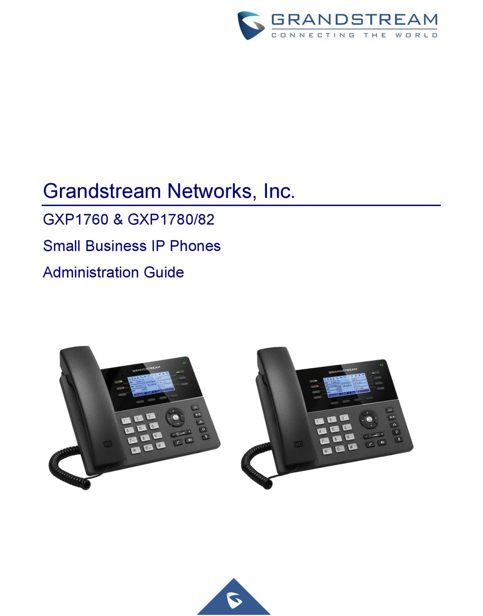 GRANDSTREAM NETWORKS GXP1760 ADMINISTRATION MANUAL Pdf Download ...