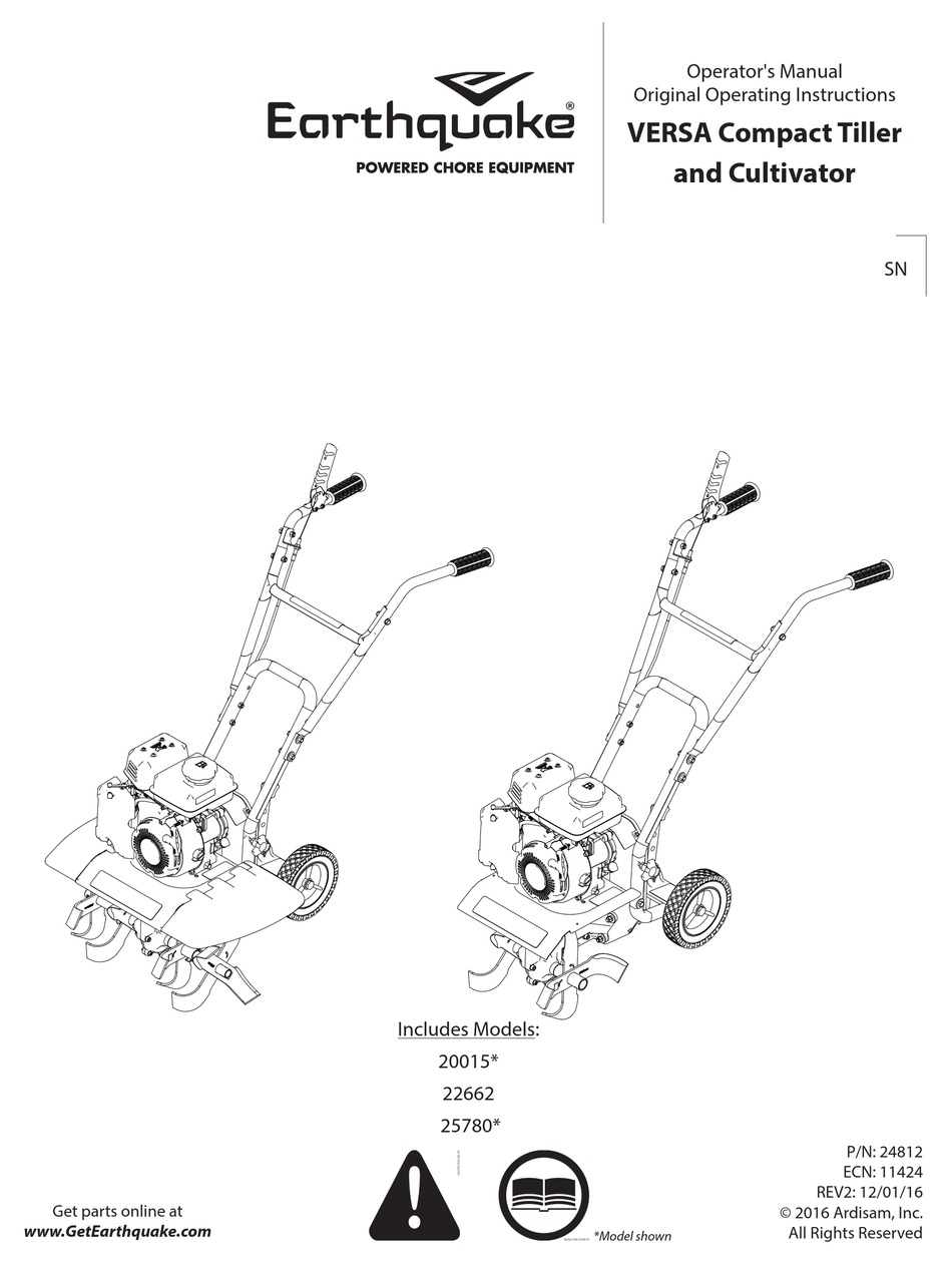 How To Start Earthquake Versa Tiller - The Earth Images Revimage.Org