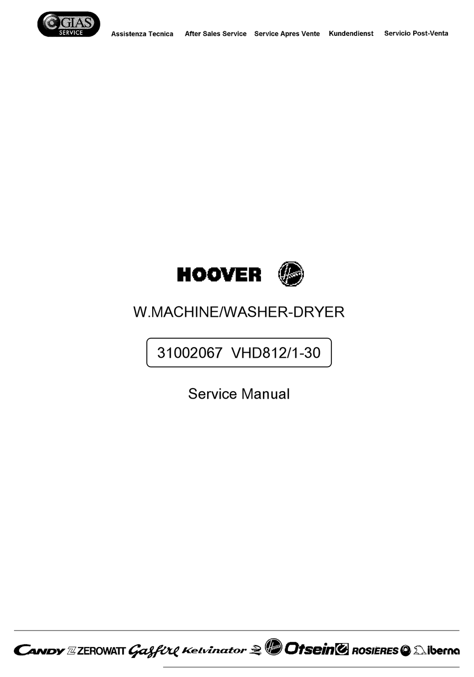 HOOVER VHD812/130 SERVICE MANUAL Pdf Download ManualsLib HOOVER VHD812/130 SERVICE MANUAL Pdf Download ManualsLib