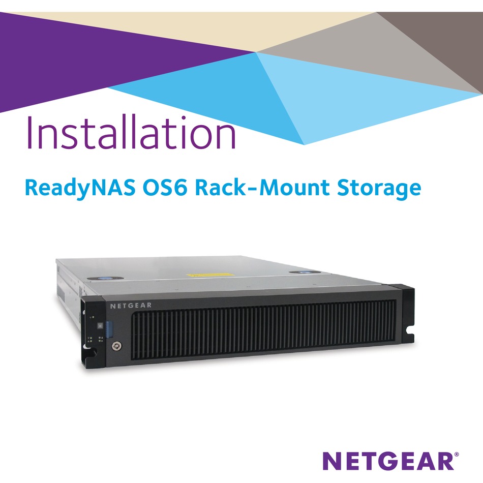 Netgear Readynas Os6 Installation Manual Pdf Download Manualslib