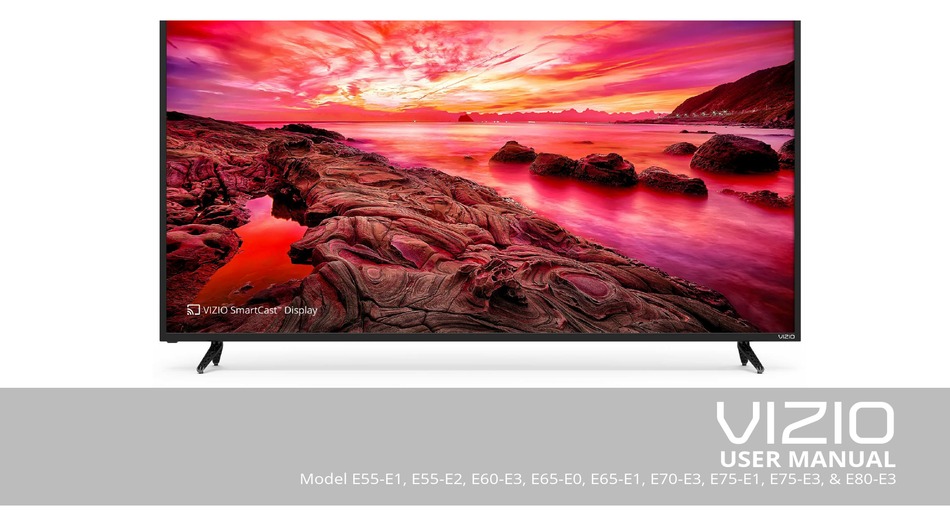 Vizio E55 E1 User Manual Pdf Download Manualslib