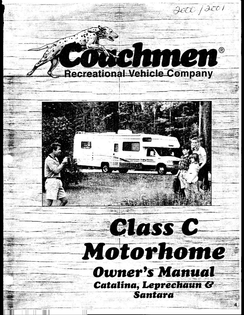 COACHMAN 2017 LEPRECHAUN RV OWNER'S MANUAL Pdf Download ManualsLib