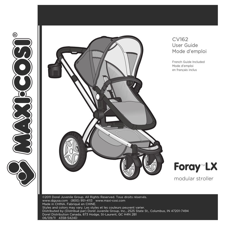 Maxi Cosi Foray Lx User Manual Pdf Download Manualslib