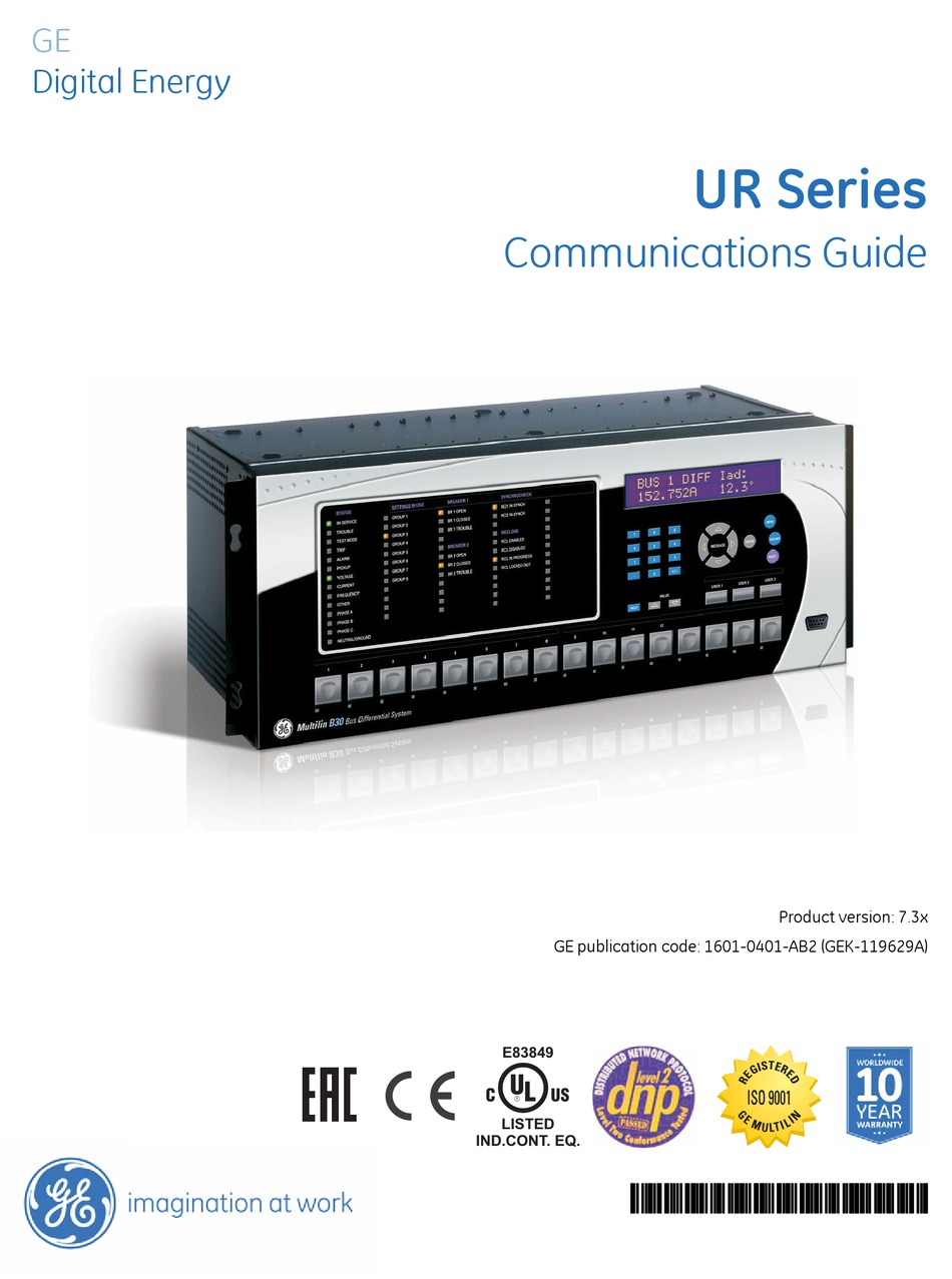 Ge Ur Series Manual Pdf Download Manualslib