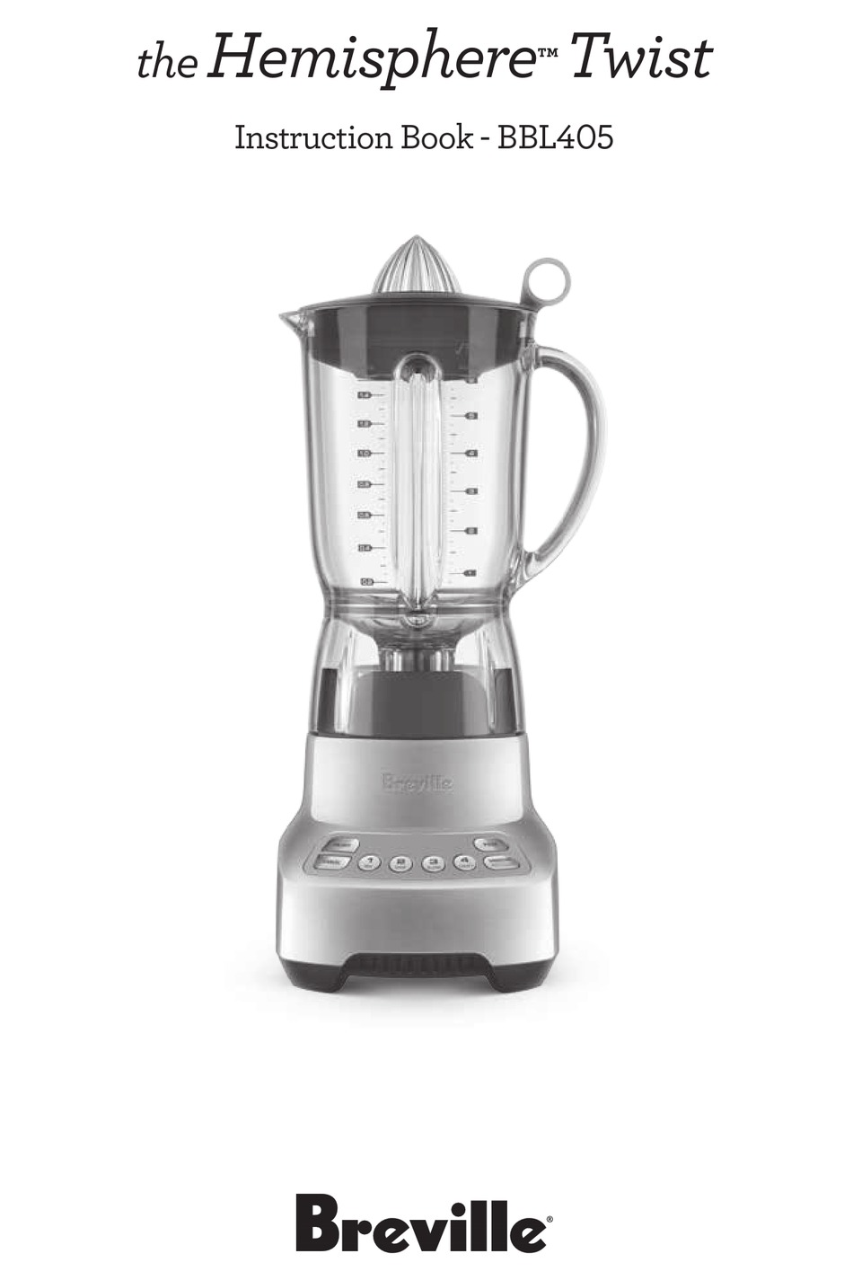 Breville Ikon Hemisphere Blender Parts Manual Reviewmotors.co