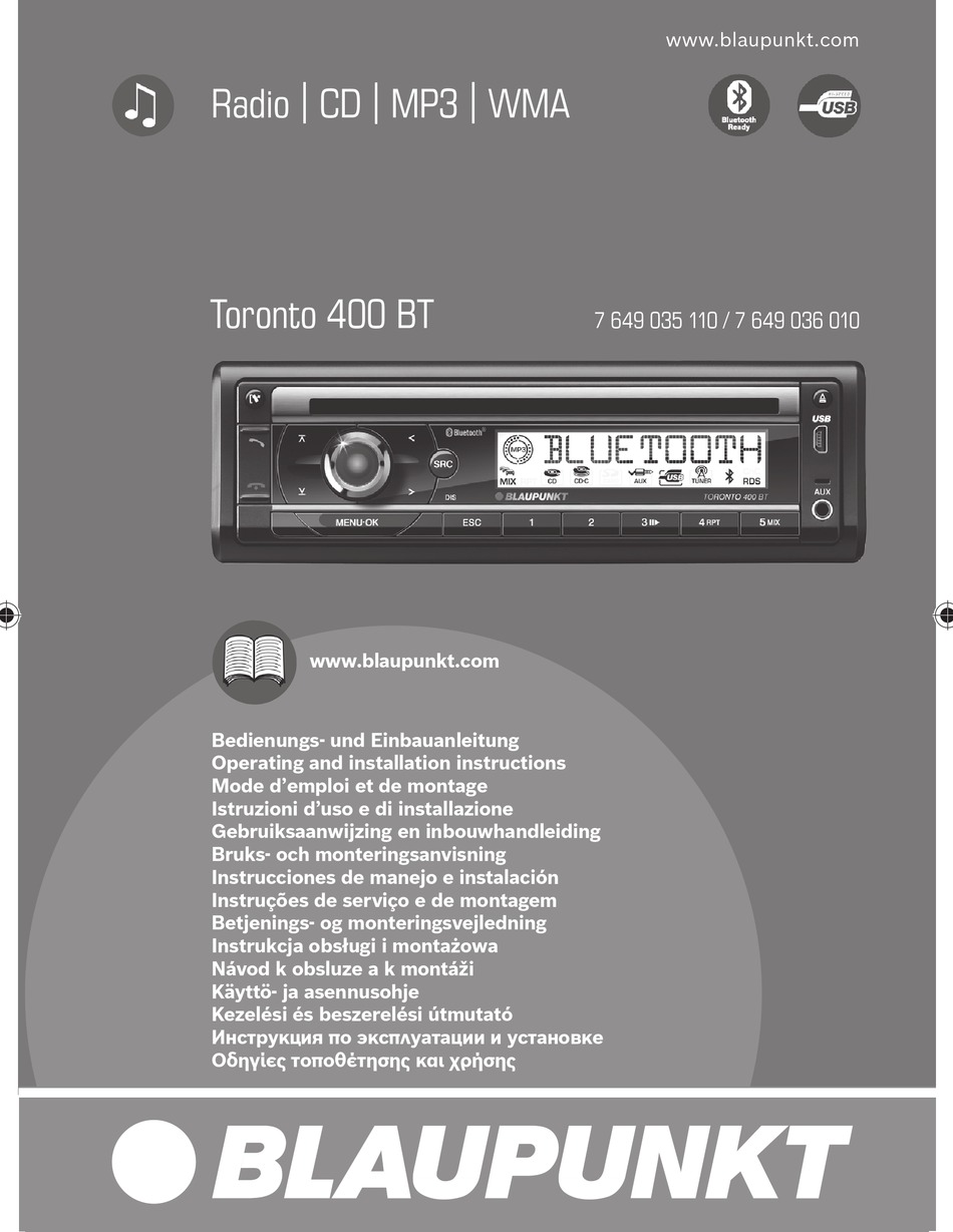 blaupunkt baltimore 650bd installation manual