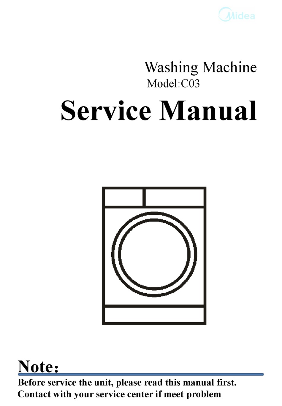 MIDEA C03 SERVICE MANUAL Pdf Download ManualsLib