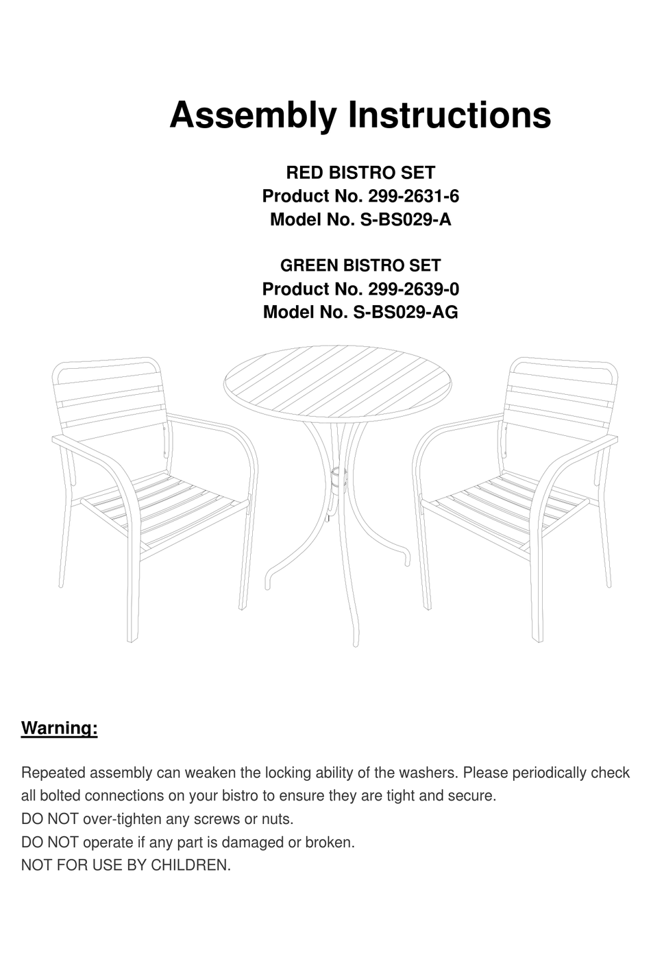 CANADIAN TIRE 29926316 ASSEMBLY INSTRUCTIONS Pdf Download ManualsLib