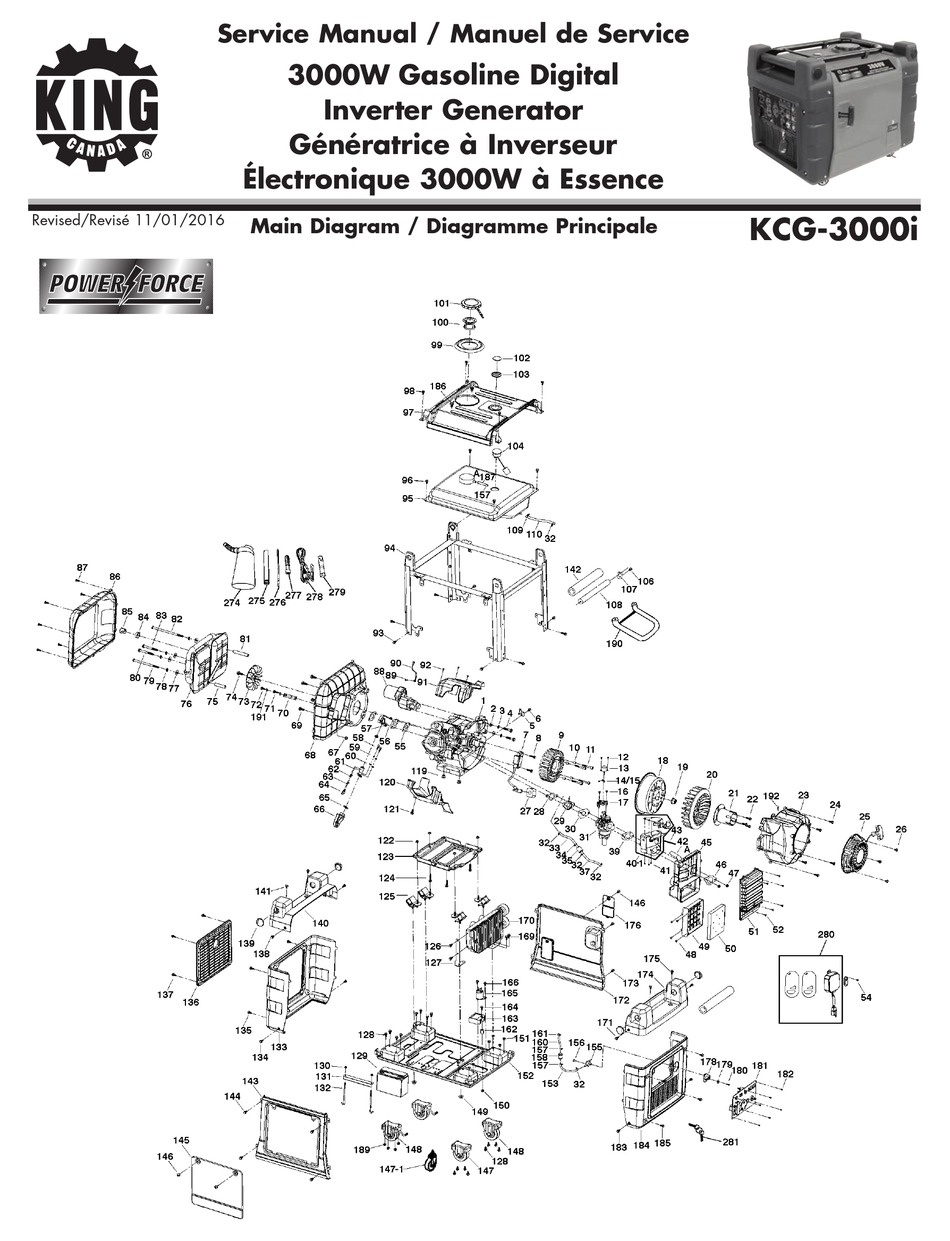 KING CANADA KCG3000I SERVICE MANUAL Pdf Download ManualsLib