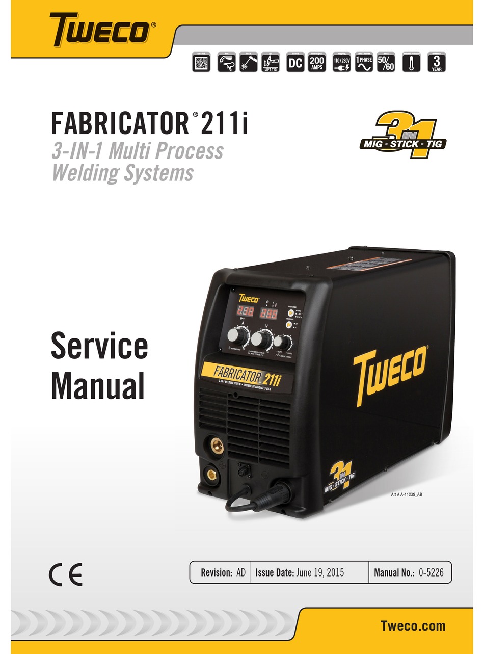 Tweco Fabricator 211i Service Manual Pdf Download Manualslib Tweco Fabricator 211i Service Manual Pdf Download Manualslib