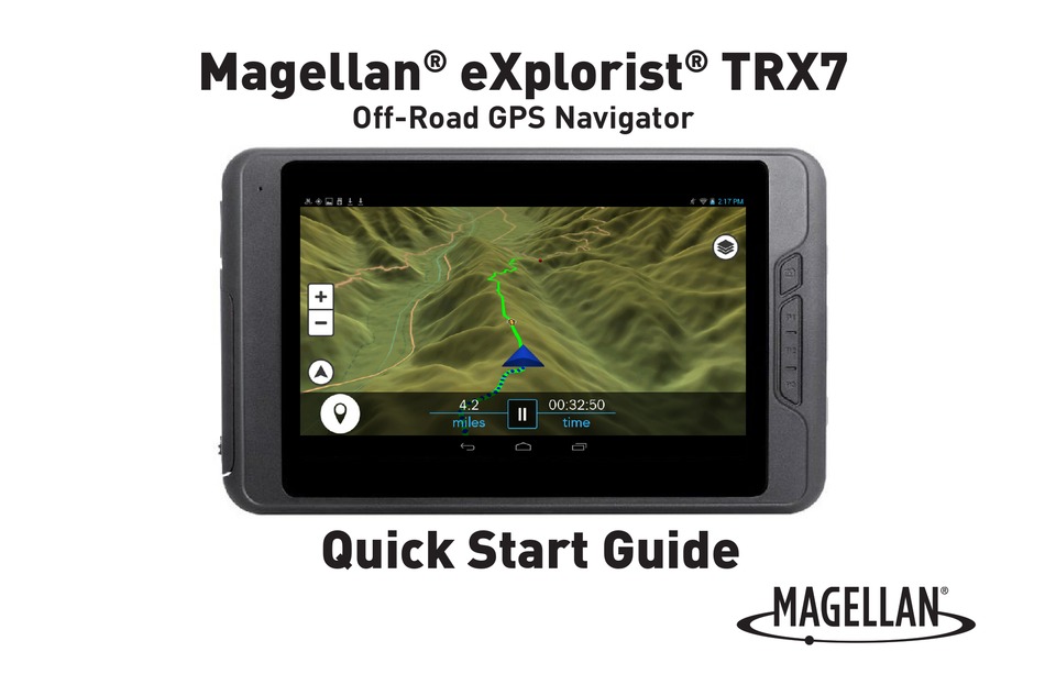 MAGELLAN EXPLORIST TRX7 QUICK START MANUAL Pdf Download | ManualsLib