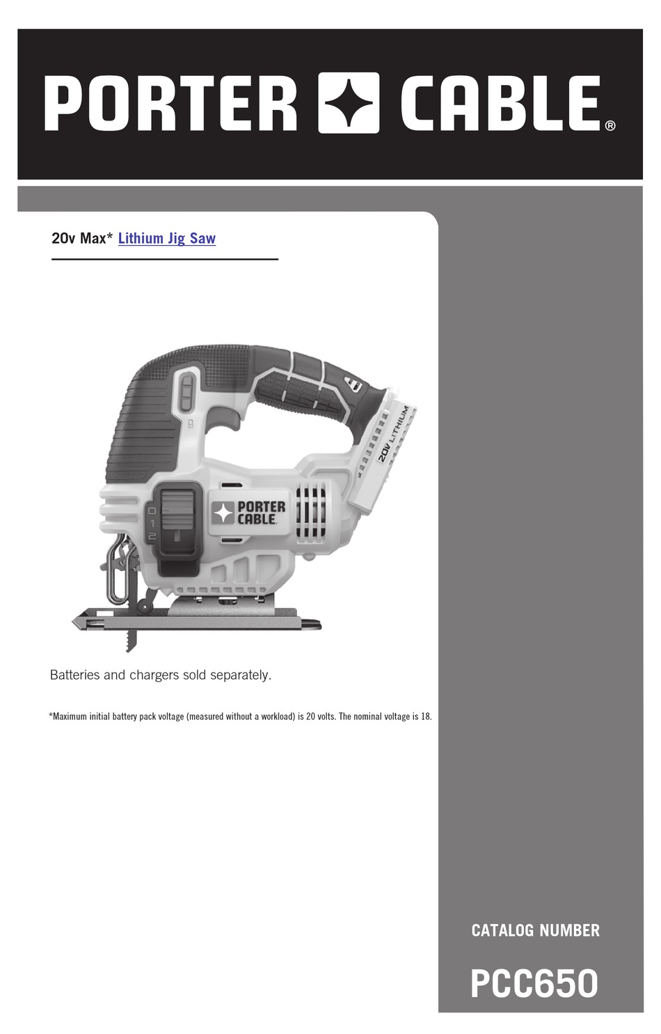 Porter 2024 cable pcc650