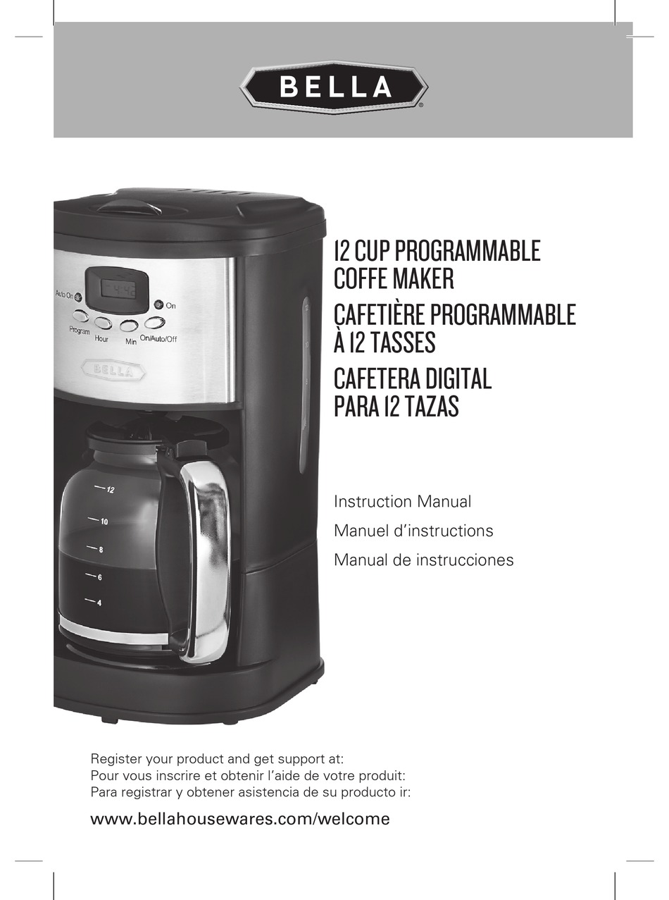 BELLA 14015 INSTRUCTION MANUAL Pdf Download ManualsLib