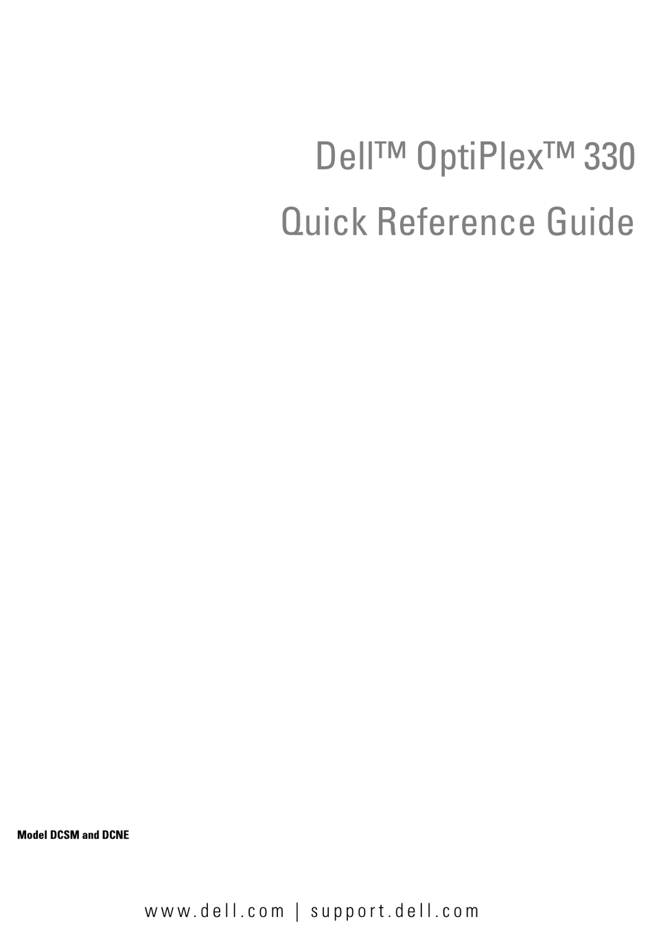dell optiplex 330 tech manual for jd