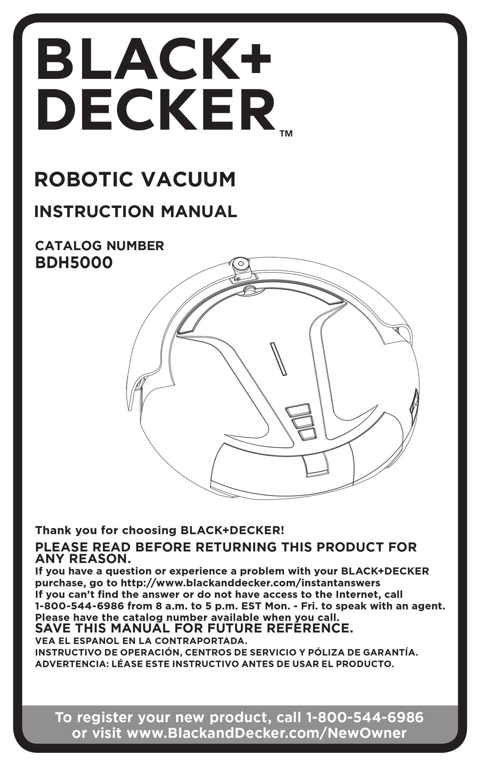 Decker BDH5000 Instruction Manual 