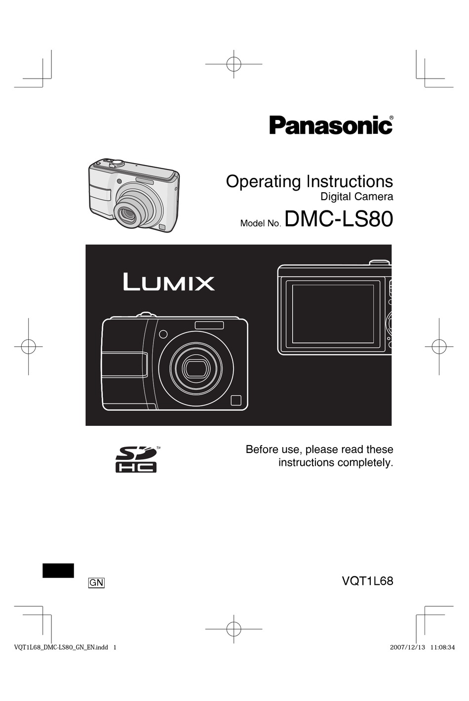 Инструкция panasonic dmc. Lumix DMC-ls80. Panasonic Lumix DMC-ls80. Инструкция Panasonic. Cu a18jkd Panasonic инструкция.