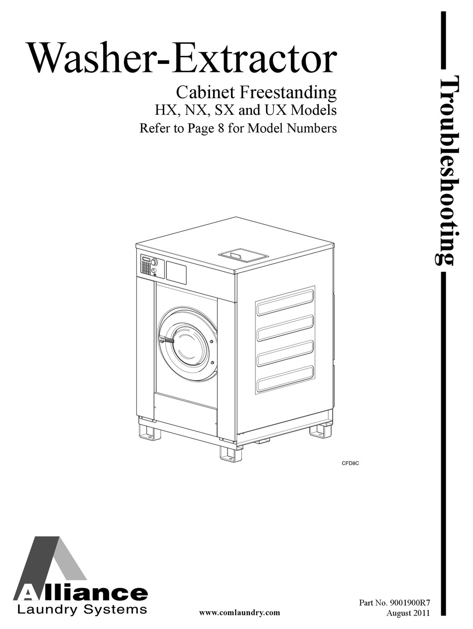 ALLIANCE LAUNDRY SYSTEMS HX SERIES TROUBLESHOOTING MANUAL Pdf Download