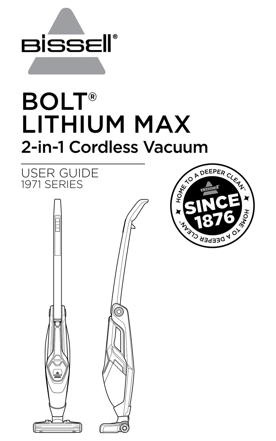 BISSELL BOLT LITHIUM MAX 1971 SERIES 