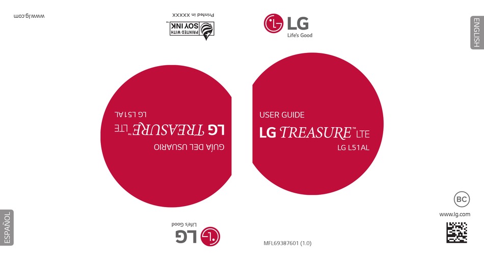 LG TREASURE L51AL USER MANUAL Pdf Download ManualsLib